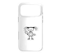 Custodia per iPhone 17 Pro Max Pickleball Girl Stickfigure Cute Funny Pickleball