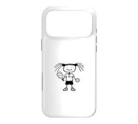 Custodia per iPhone 17 Pro Max Pickleball Girl Stickfigure Cute Funny Pickleball