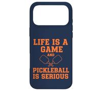 Custodia per iPhone 17 Pro Max Pickleball Life Is A Game Divertente Giocatore di paddle
