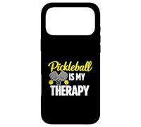 Custodia per iPhone 17 Pro Max "Pickleball My Therapy" Divertente Sport Happy Citazione