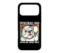 Custodia per iPhone 17 Pro Max Pickleball Papà E Cane Papà Doppia Minaccia