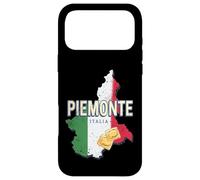 Custodia per iPhone 17 Pro Max Piemonte Italia Retro Regione Mappa Vintage Pasta Souvenir