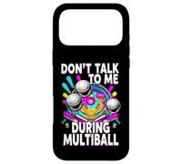 Custodia per iPhone 17 Pro Max Pinball Machine Player Don't Talk During Multiball