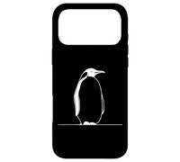 Custodia per iPhone 17 Pro Max Pinguino Linea Grafica Amante Uccelli