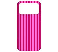 Custodia per iPhone 17 Pro Max Pink and Hot Pink Vertical Stripes Trendy Lines Girly