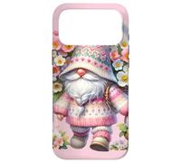 Custodia per iPhone 17 Pro Max Pink Summer Gnome With Colorful Wildflower For Girls Floral