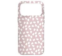 Custodia per iPhone 17 Pro Max Pink White Teardrop Leaf-like Petal Seedpod Nature Pattern