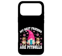 Custodia per iPhone 17 Pro Max Pitbull Dog Gnome Graphic For Rescue Mom Pittbull Sayings