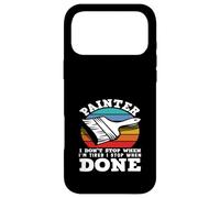 Custodia per iPhone 17 Pro Max Pittore non fermarsi quando stanco si ferma quando è finito