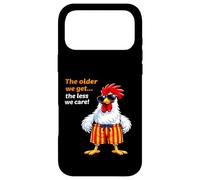 Custodia per iPhone 17 Pro Max Più invecchiamo e meno ci interessa Funny Rooster Summer Mood!