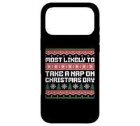 Custodia per iPhone 17 Pro Max Più probabile fare un pisolino il giorno di Natale Divertente Brutto
