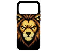 Custodia per iPhone 17 Pro Max Pixel Art Lion Face Vintage 8 Bit t-shirt Per uomo donna bambino