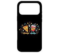 Custodia per iPhone 17 Pro Max Pizza And Soda High Five On Skateboards Fun Graphic
