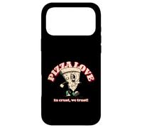 Custodia per iPhone 17 Pro Max Pizza Love - In Crust We Trust (Grafica divertente)