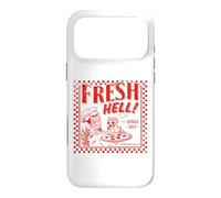 Custodia per iPhone 17 Pro Max Pizza Satan "Fresh Hell" Satan Occult Satanic Lucifer
