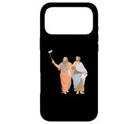 Custodia per iPhone 17 Pro Max Platone E Aristotele Prendendo Selfie Divertente Filosofia Greca