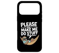 Custodia per iPhone 17 Pro Max Please Don’t Make Me Do Stuff Funny Lazy Humor