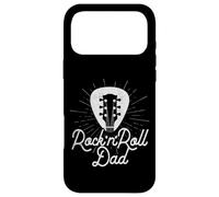 Custodia per iPhone 17 Pro Max Plettro per chitarra con logo Rock And Roll Dad