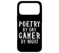 Custodia per iPhone 17 Pro Max Poesia Di Giorno Gamer Di Notte Breve Poesia Scrittori Di Libri Di Storia