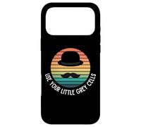 Custodia per iPhone 17 Pro Max Poirot Usa le tue piccole cellule grigie