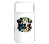 Custodia per iPhone 17 Pro Max Polygon Art Golden Retriever GR Cane Goldie