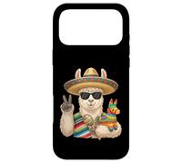 Custodia per iPhone 17 Pro Max Poncho con lama messicana Cinco De Mayo Fiesta Sombrero Meme