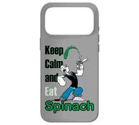 Custodia per iPhone 17 Pro Max Popeye The Sailor Man Keep Calm & Eat Spinaci Retro Fumetto