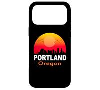 Custodia per iPhone 17 Pro Max Portland Oregon Vintage Retro Sunset City State USA
