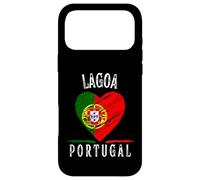 Custodia per iPhone 17 Pro Max Portugal Flag Heart Lagoa City