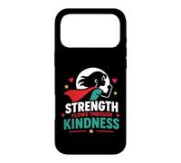 Custodia per iPhone 17 Pro Max Positive Quote woman Strength Flows Through Kindness