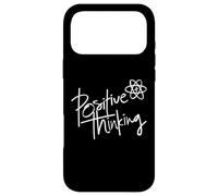 Custodia per iPhone 17 Pro Max Positive Thinking Sign Think Like a Proton Be Positive Quote