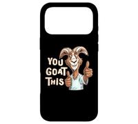 Custodia per iPhone 17 Pro Max Positivo Inspirational Motivational You Goat This Funny Pun