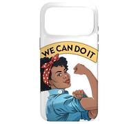 Custodia per iPhone 17 Pro Max Possiamo farlo Black Rosie The Riveter Femminista Rosey Rosy