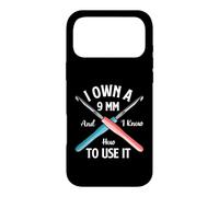 Custodia per iPhone 17 Pro Max Possiedo un 9 mm e so come usarlo - uncinetto all'uncinetto