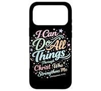 Custodia per iPhone 17 Pro Max Posso fare tutte le cose attraverso Cristo Filippesi Cristiani