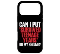 Custodia per iPhone 17 Pro Max Posso mettere gli anni dell'adolescenza sopravvissuti sul mio curriculum adolescente