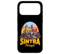 Custodia per iPhone 17 Pro Max Poster di viaggio vintage di Sintra Portogallo