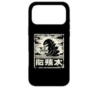 Custodia per iPhone 17 Pro Max Poster vintage Kaiju Monster Ramen in stile giapponese invecchiato