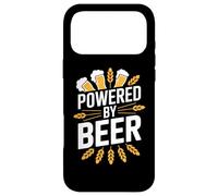 Custodia per iPhone 17 Pro Max Powered By Beer Brewing Hops grafica divertente