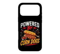 Custodia per iPhone 17 Pro Max Powered By Funny Corn Dogs Saying Humor Joke Gag