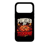 Custodia per iPhone 17 Pro Max Powered By Tteokbokki Funny Korean Food Saying Humor Joke G