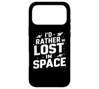 Custodia per iPhone 17 Pro Max Preferirei perdermi nello spazio Divertente esplorazione spaziale