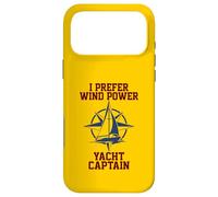 Custodia per iPhone 17 Pro Max Preferisco lo yacht a energia eolica Captain Sailing Compass