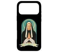 Custodia per iPhone 17 Pro Max Pregare per il cervello (Funny Saint Graphic)