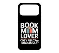 Custodia per iPhone 17 Pro Max Prenota Mom Lover Cozy Reads And Dog Cuddles