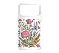 Custodia per iPhone 17 Pro Max Pressed Wildflower Meadow Florist Botanical Art