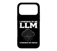 Custodia per iPhone 17 Pro Max PRETENDO DI ESSERE LLM CYBERNETICO MA GENTLE Programmazione AI