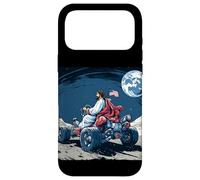 Custodia per iPhone 17 Pro Max Pretty Christ on Moon con veicolo per Gesù e gli appassionati dello spazio