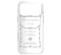 Custodia per iPhone 17 Pro Max Pride and Prejudice Jane Austen Bookworm - Copertina vintage per libri