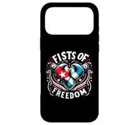 Custodia per iPhone 17 Pro Max Pride della boxe cubana, pugni di libertà